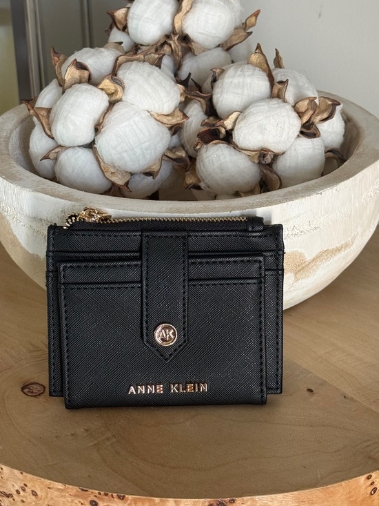 Anne Klein Handbags - Anne Klein Card Case Wallet - Black